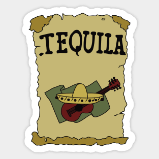 Tequila Sticker